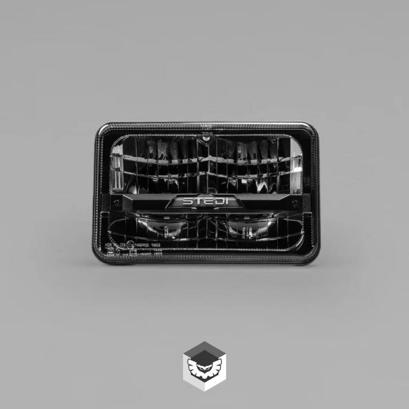 STEDI Rectangle 6x4 Inch - Black (5700K)